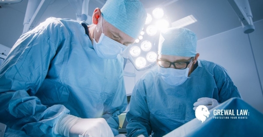 Doctors in the operating room