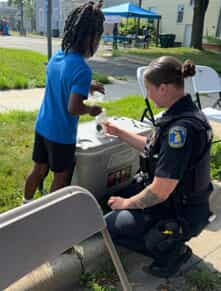 Lansing Police Athletic League Photo